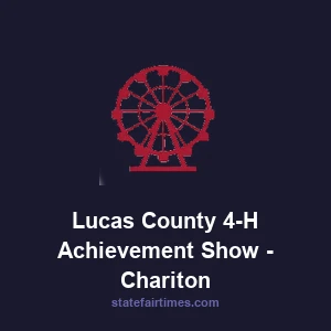 Lucas County 4-H Achievement Show – Chariton