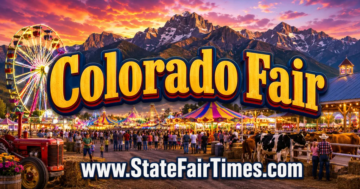 Colorado Fair Dates
