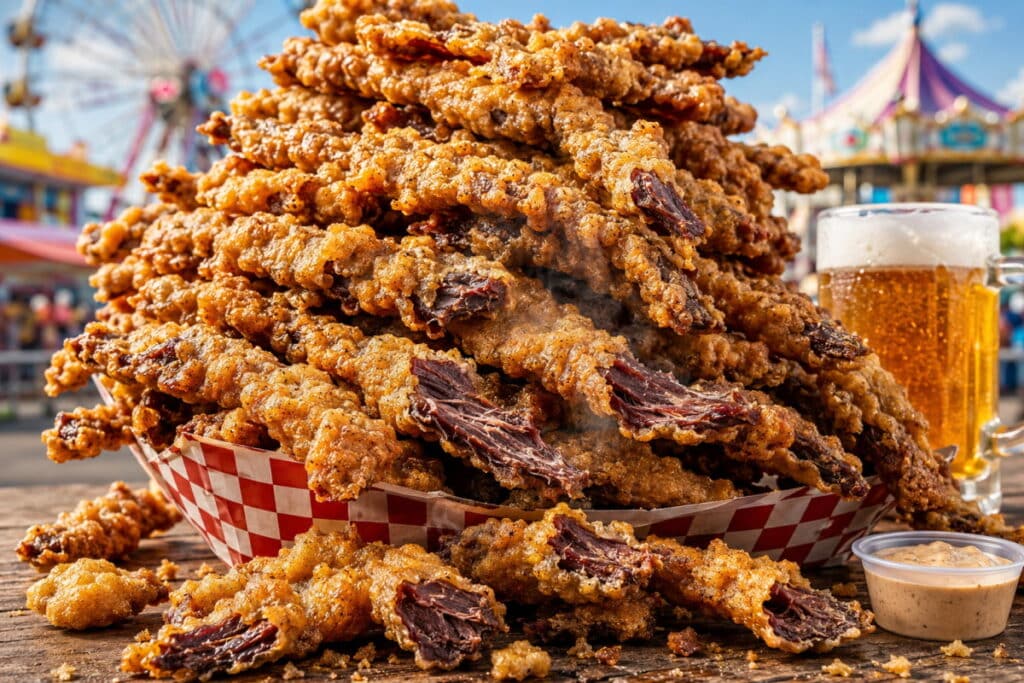 Fried Beer Battered Jerky State Fair Of Texas