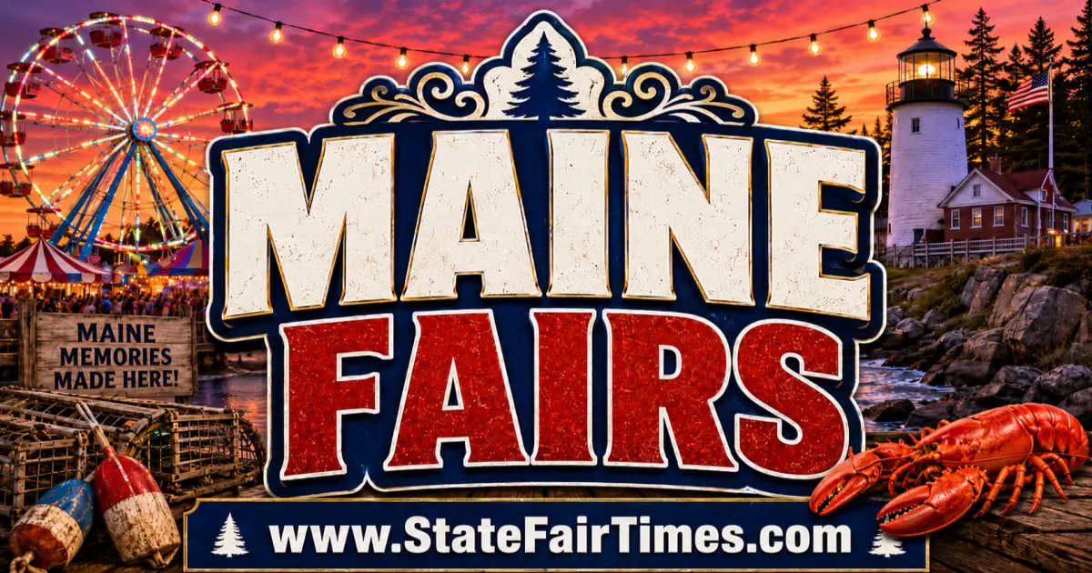 Maine Fair Dates